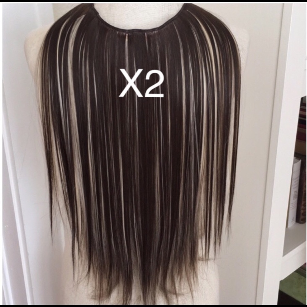Hidden Halo Hair Extensions 18” Brown/Blond